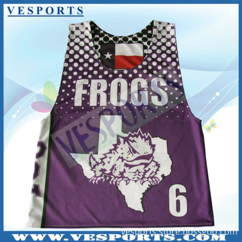 Custom Fashionable Girl Lacrosse Jersey Printed